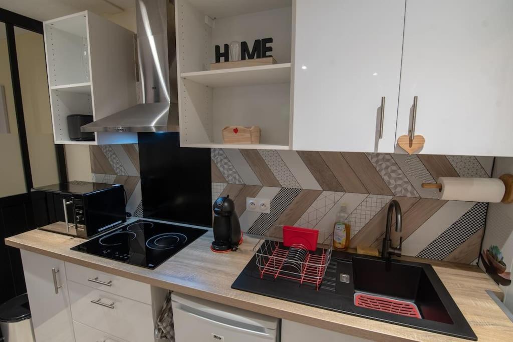 Studio Place De La Barre Le Cosy Apartment Macon Bagian luar foto